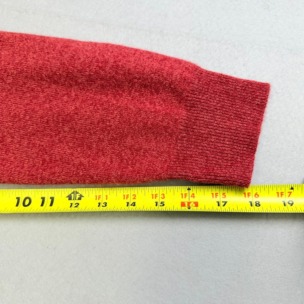 Jos. A. Bank Sweater Mens Large Red 100% Cashmere V-Neck Executive Collection - Picture 6 of 6
